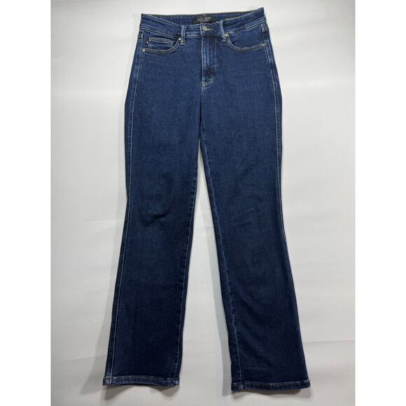 Judy Blue Women's Straight Leg Blue Stretch Denim Jeans - Size 7/28 (28x29.5) - Picture 1 of 6